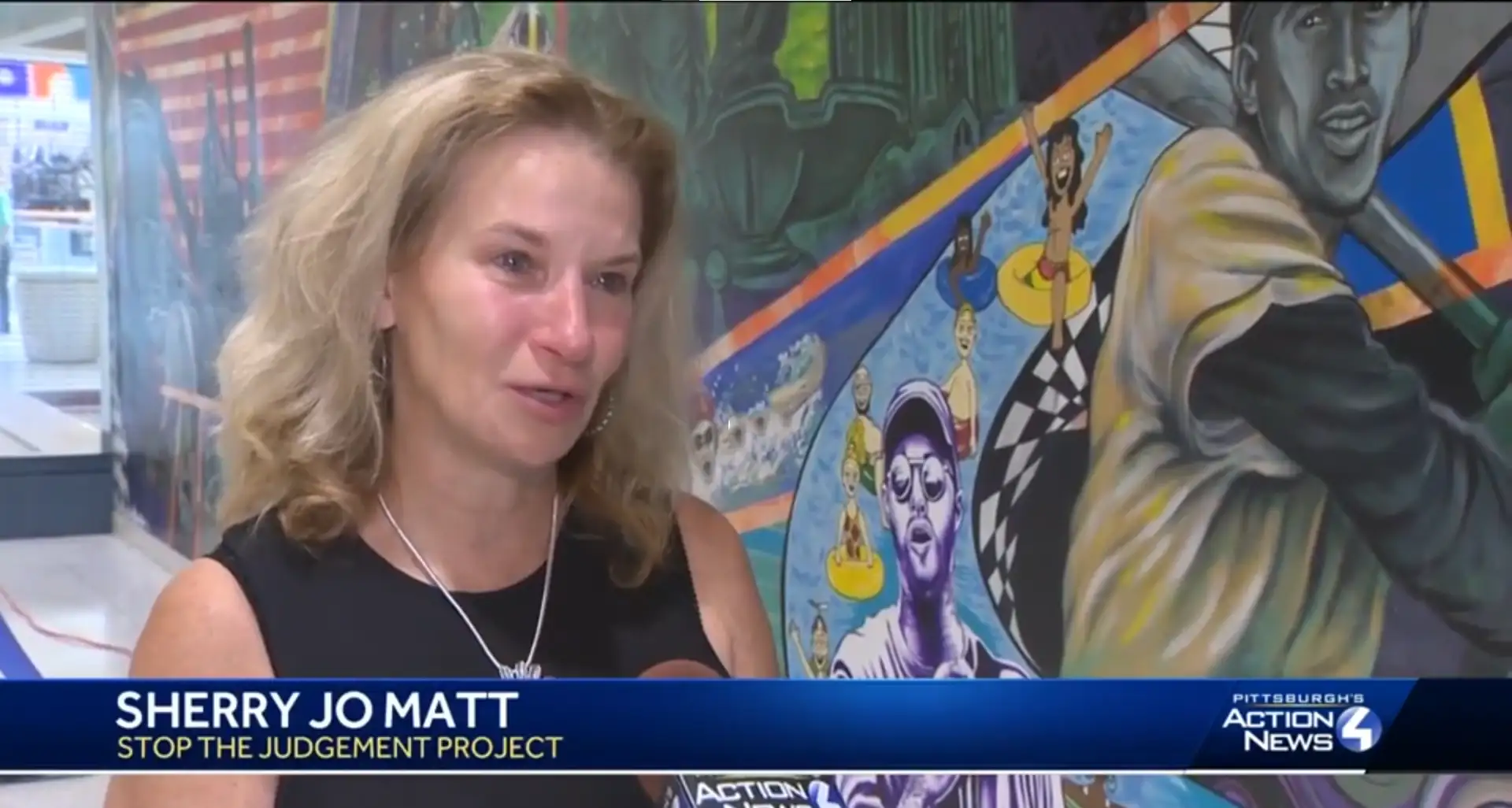 Sherry Jo Matt of Stop The Judgment Project speaks to WTAE Channel ABC News